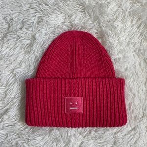 Acne Studios Hot Pink Beanie